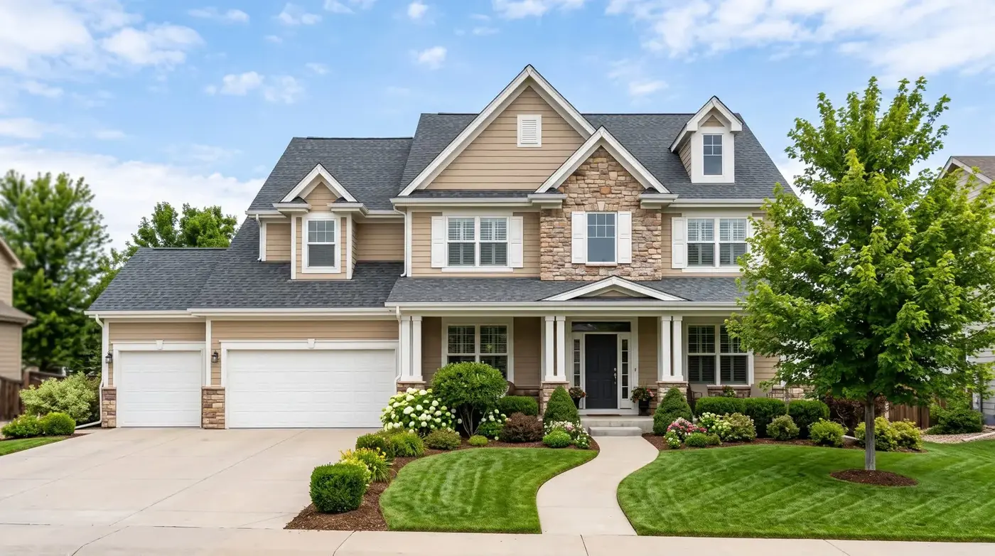 Beautiful two-story home with a new roof by Eagle Revolution